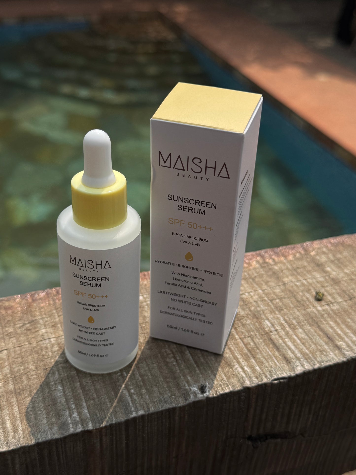 Sérum Solaire SPF 50+++ – Maisha Beauty