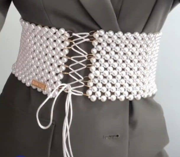 Ceinture originale en perle