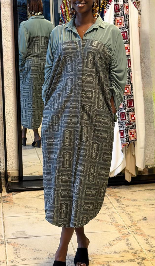 Robe Longue à manches