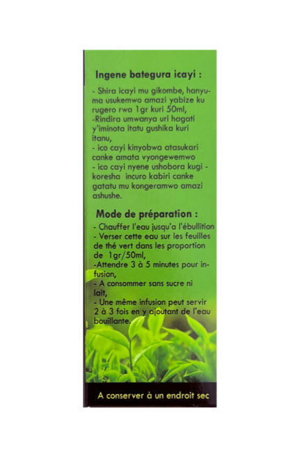 Thé vert à infuser