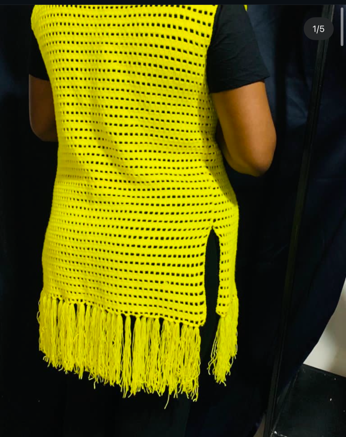 Long Gilet sans manches pour femme