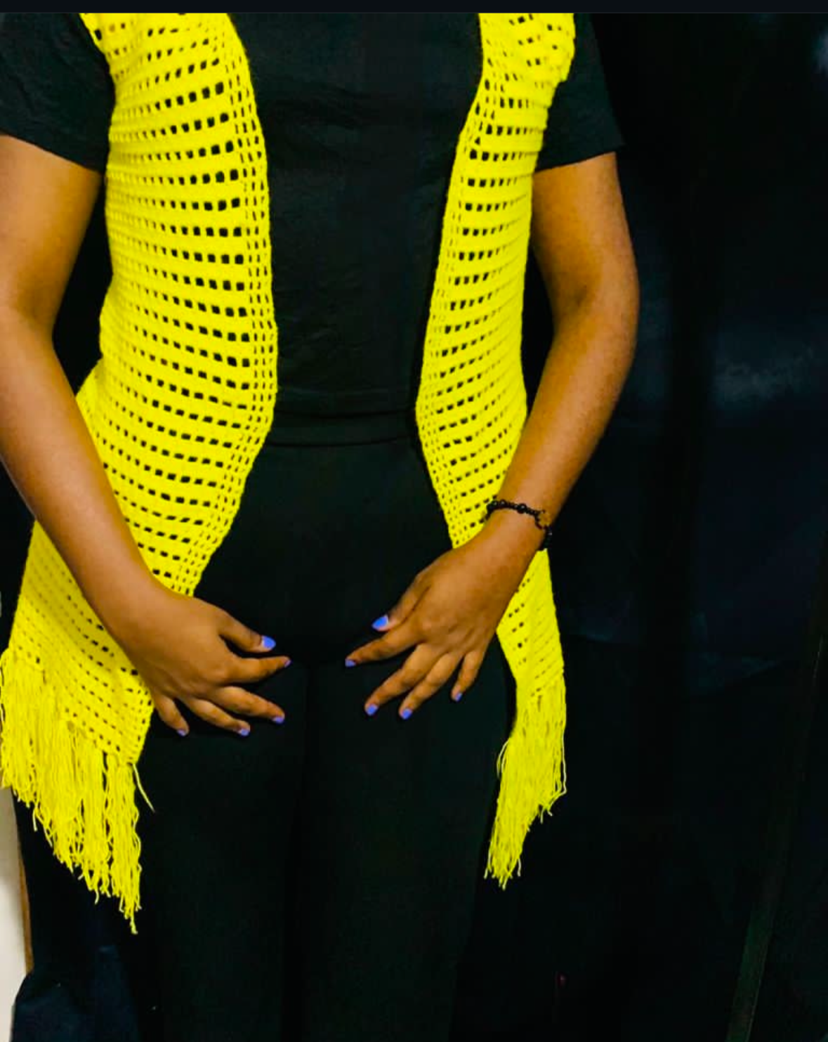 Long Gilet sans manches pour femme