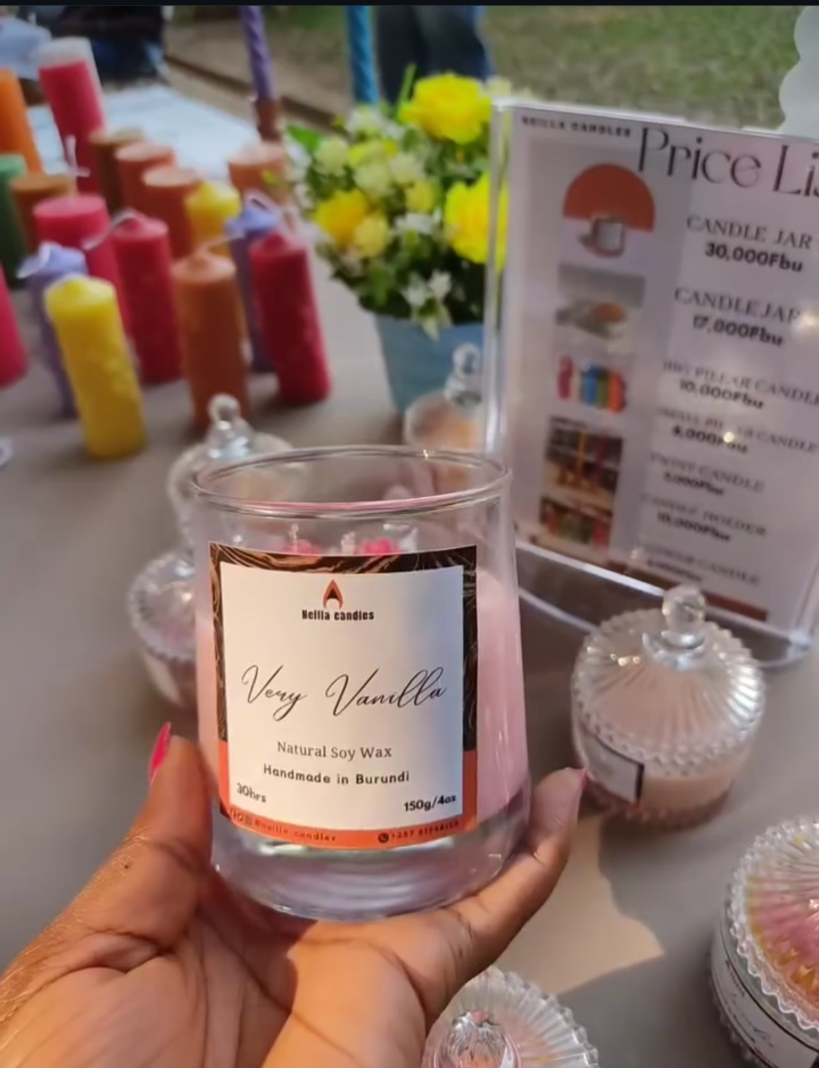 Very vanilla Bougie parfumée Pot de 150g