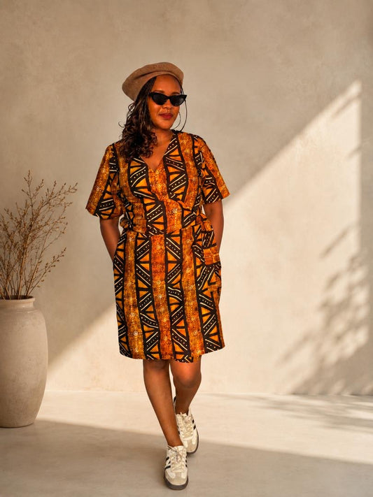 Elegant, flowing boubou