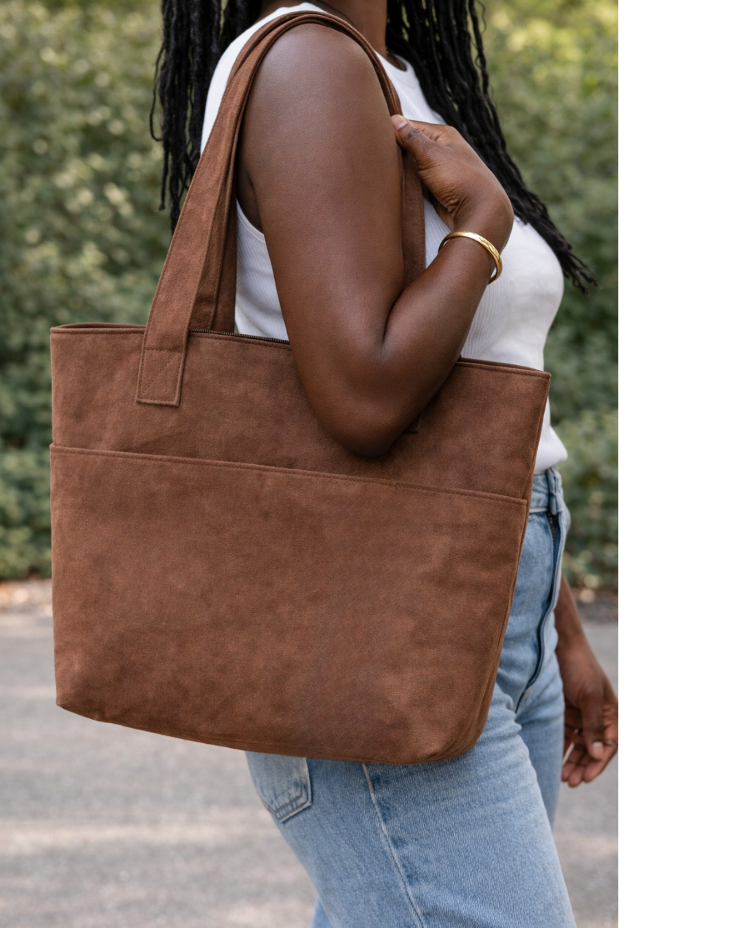 Tote Bag Lioba's bag en daim