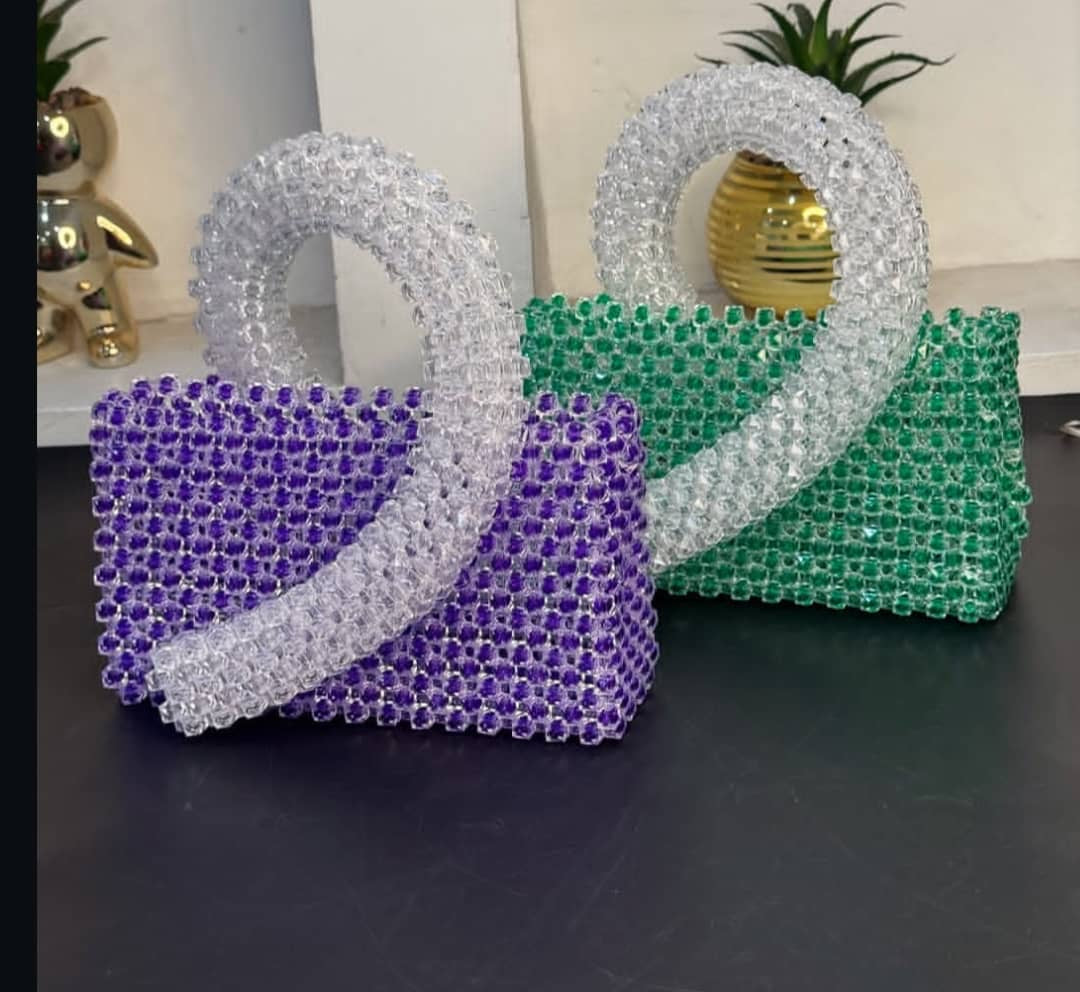 Sac à main en perle acryliques