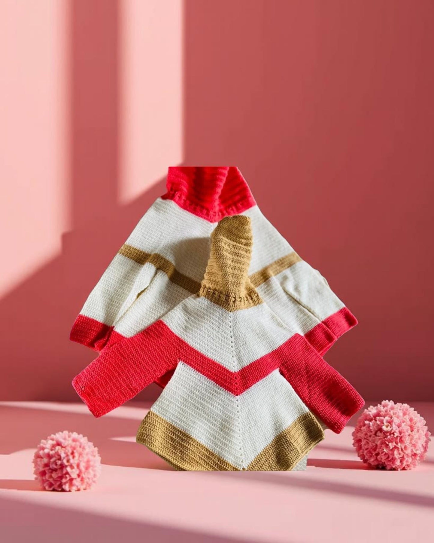 Poncho à capuche pour enfant