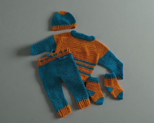 Ensemble avec bonnet pour bébé