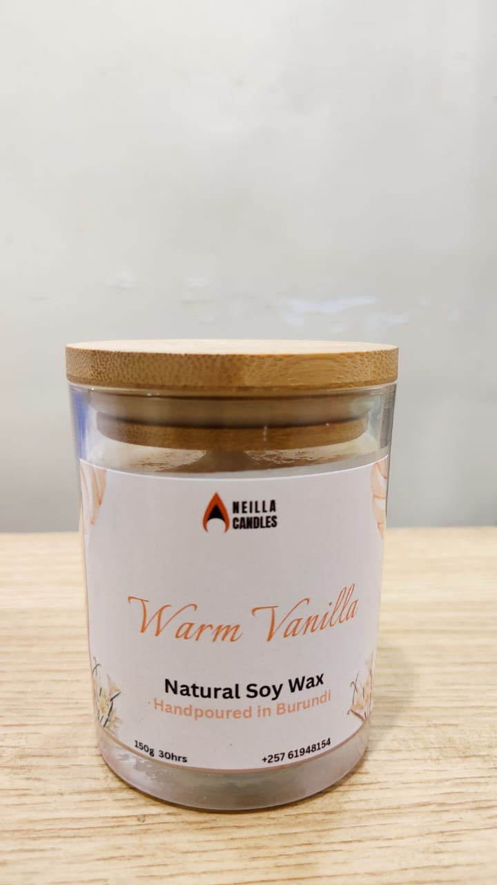 Warm vanilla Bougie parfumée