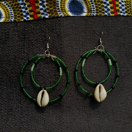 Boucle d'oreille coquillage
