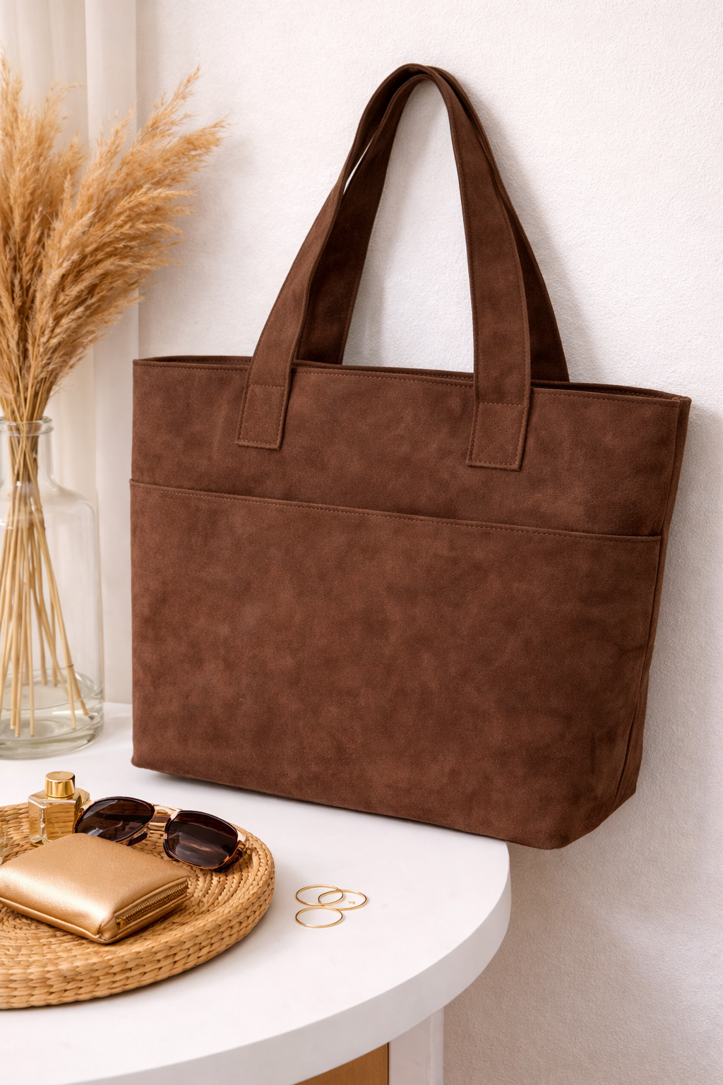 Tote Bag Lioba's bag en daim