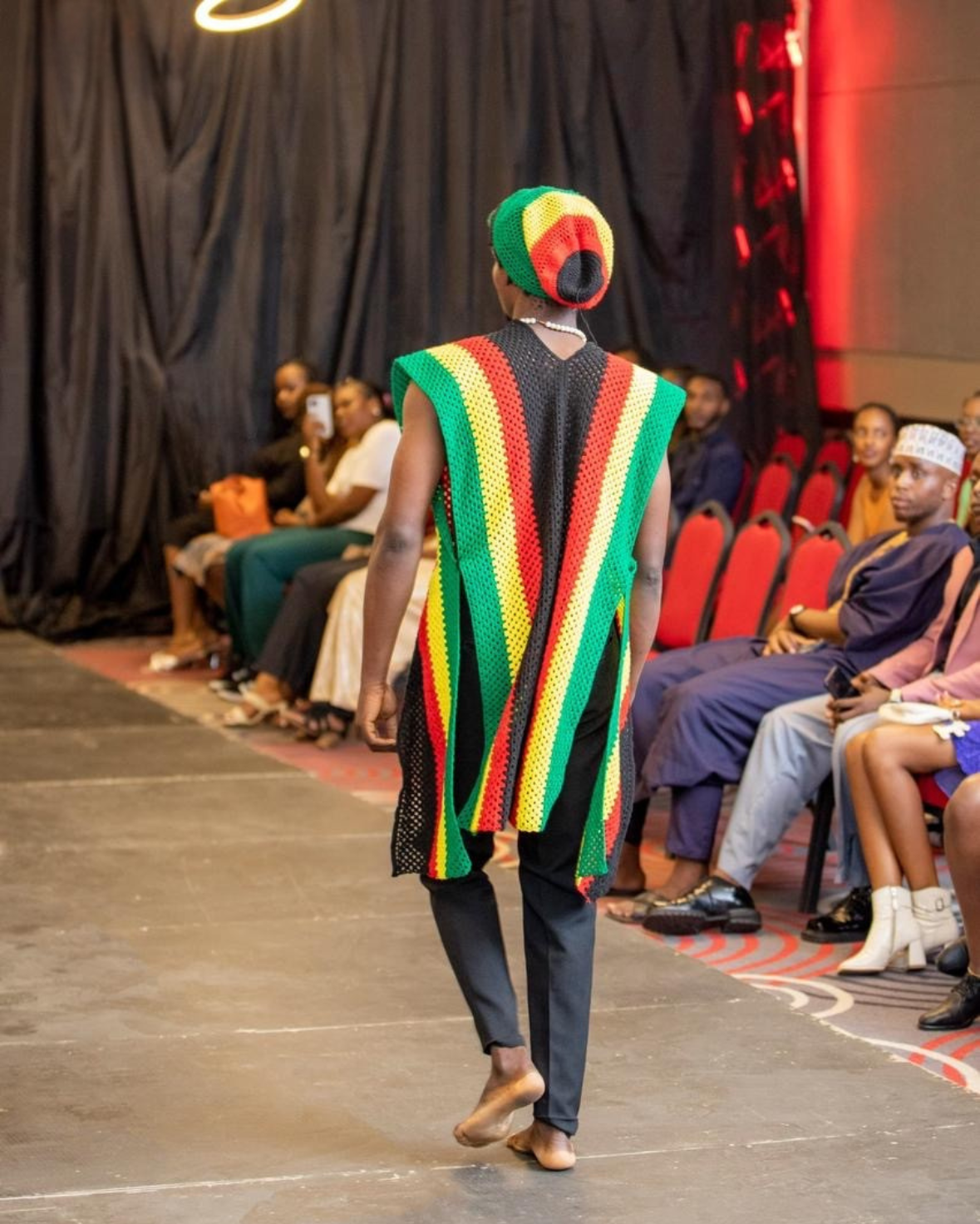 Cardigan Rasta mi long sans manches unisex