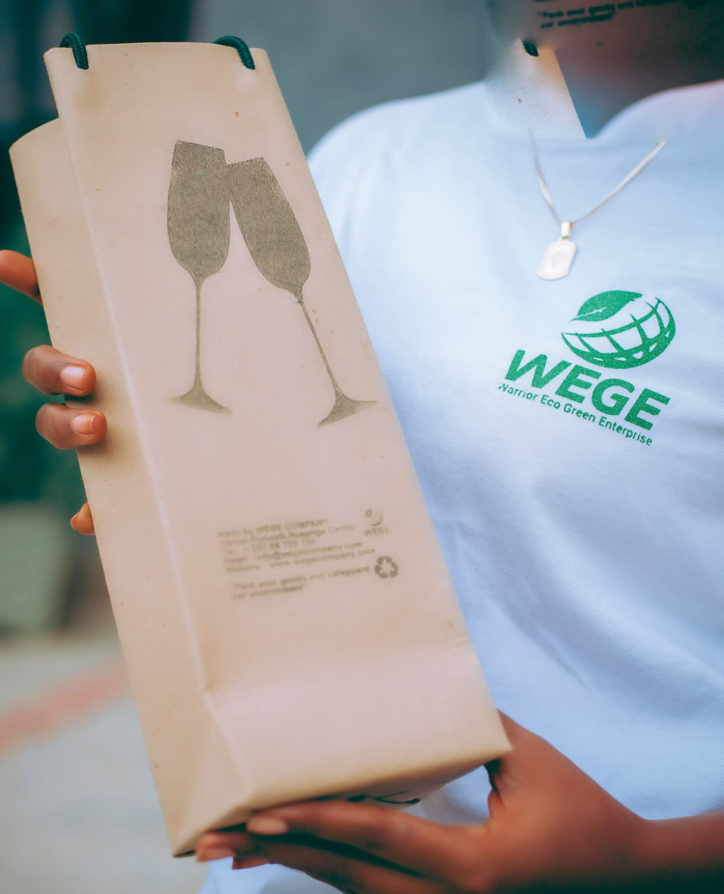 Sacs cadeaux pour bouteille écoresponsable