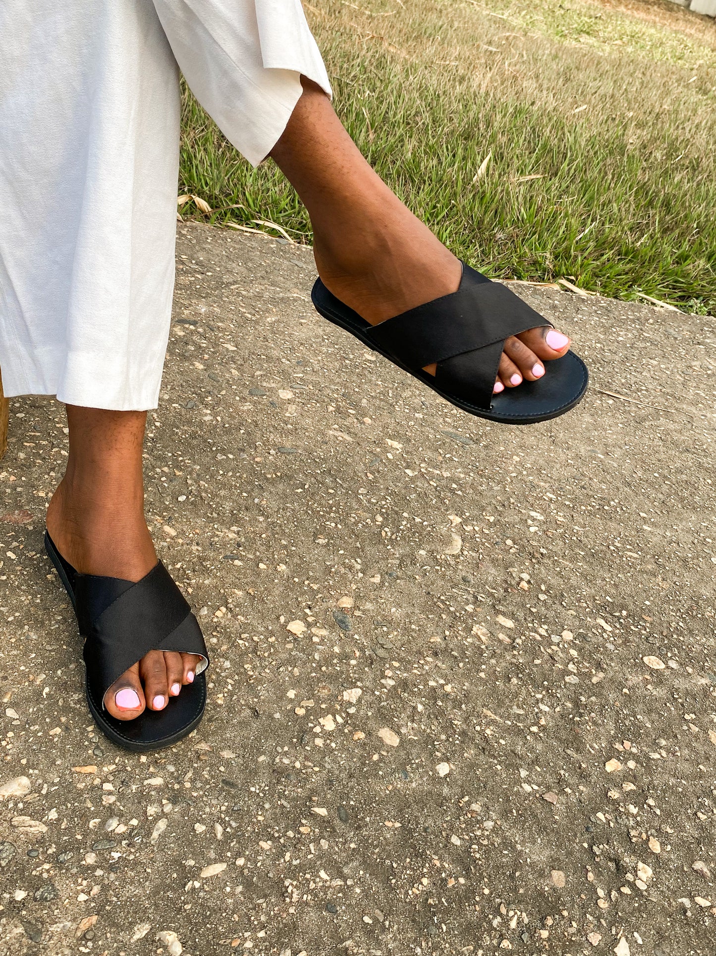 Women's Everyday Double Cross Buckle Sandals
