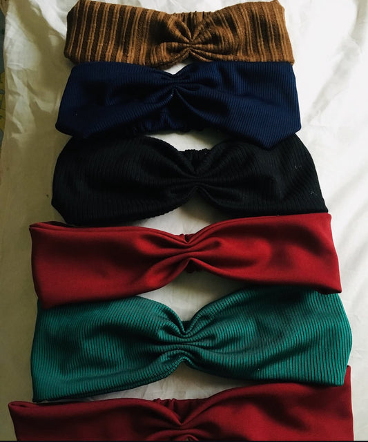 Bandeau avec pli pour cheveux