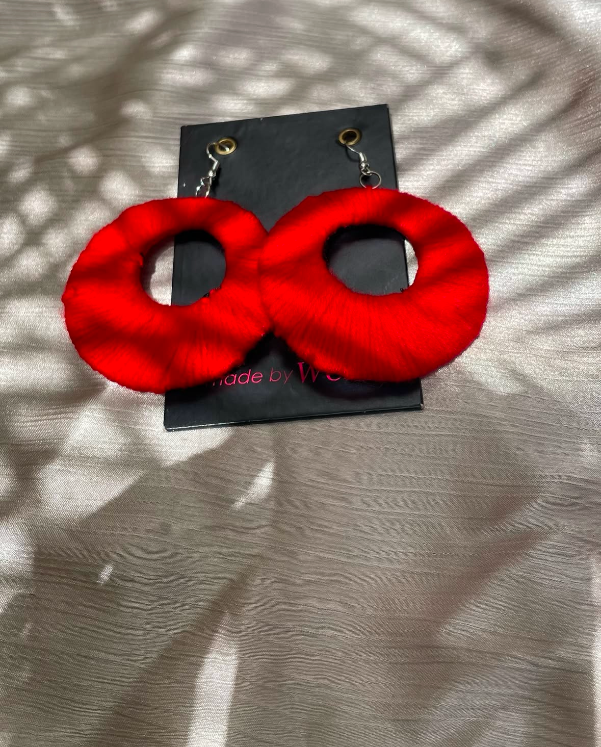 Boucles d’oreilles "Flamme Rouge"