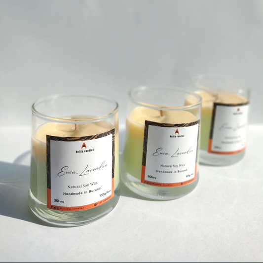 Euca lavender Bougie parfumée Pot de 150 g